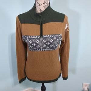 B Vertigo Equestrian Wool blend Sweater women's 10